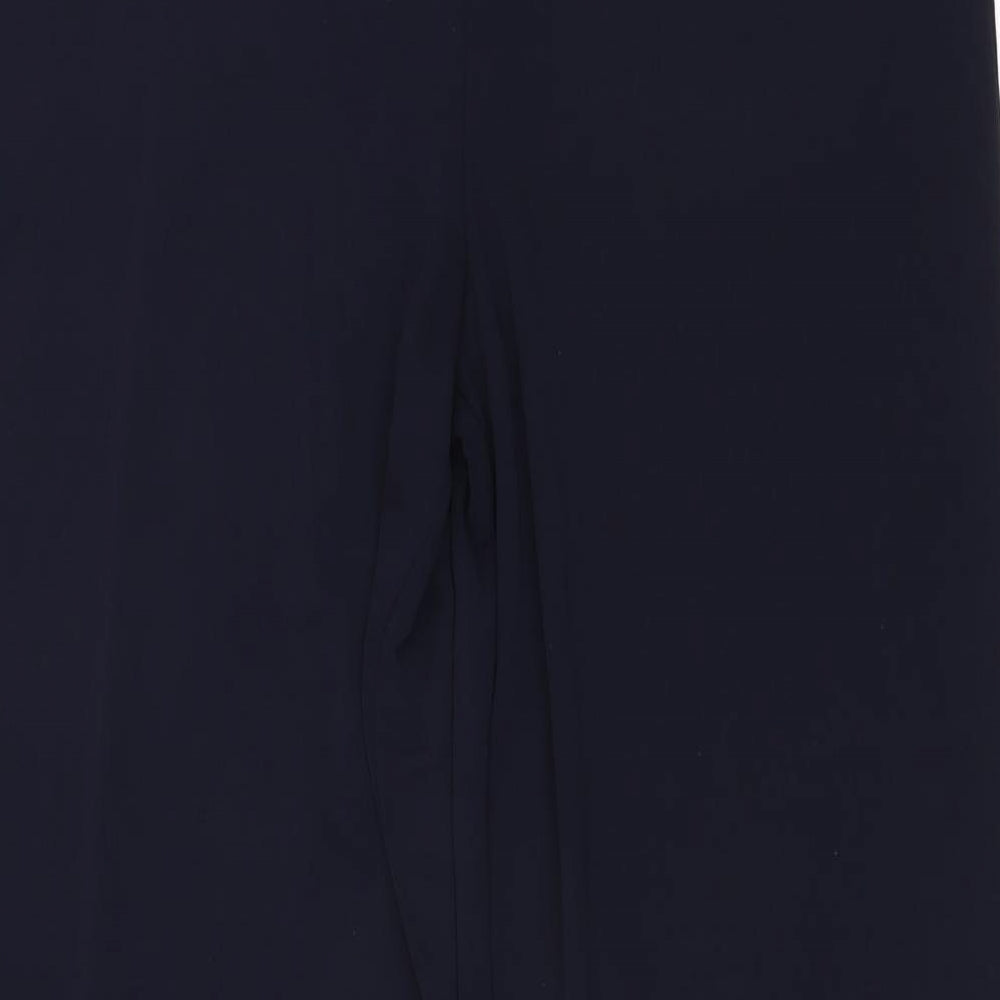 Womens UK Size 14 Marks and Spencer Regular Fit  Blue Trousers