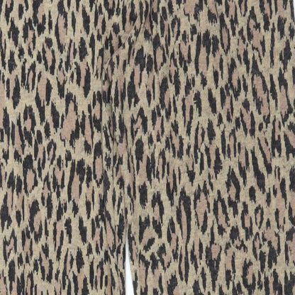 F&F Womens Brown Animal Print  Trousers  Size 14 L32 in - bootcut