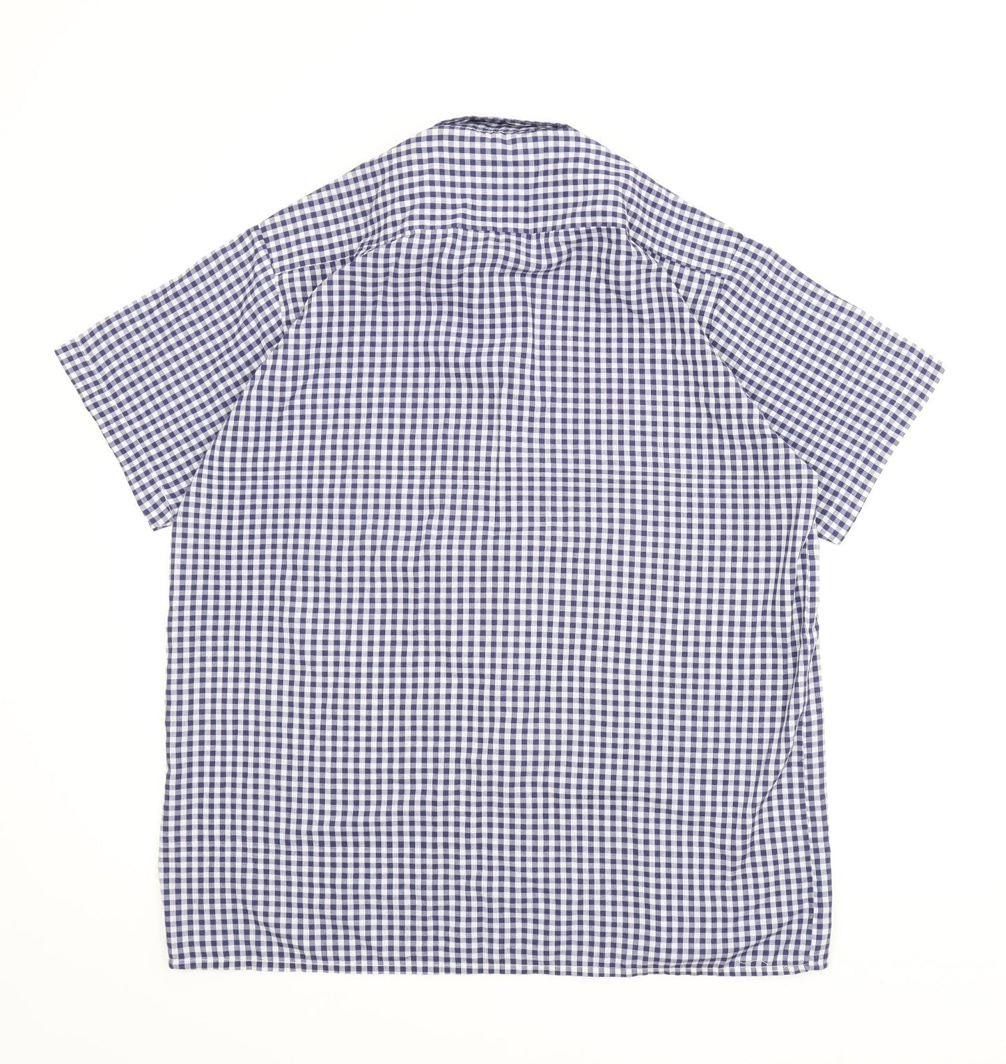 Mens UK Size L Peak Performance Blue  Button-Up Short Sleeve Casual Shirt