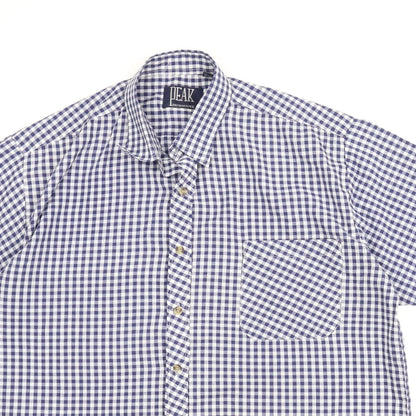 Mens UK Size L Peak Performance Blue  Button-Up Short Sleeve Casual Shirt