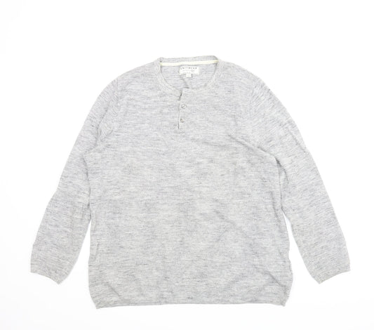 F&F Mens Grey   Pullover Jumper Size XL