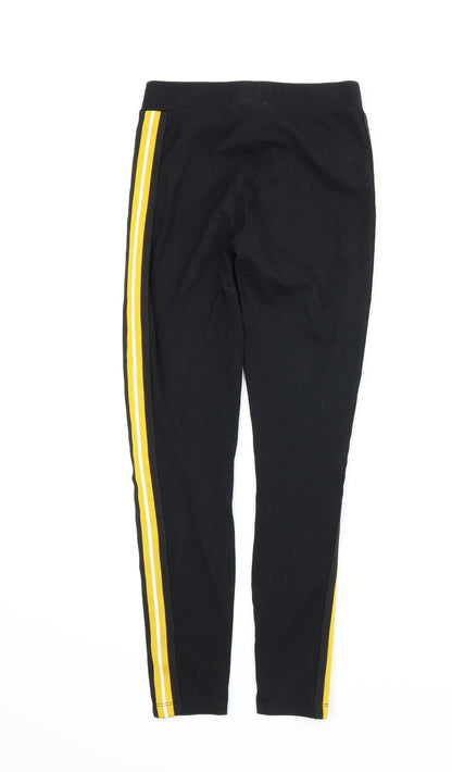Womens UK Size 8 New Look  Capri Black Leggings