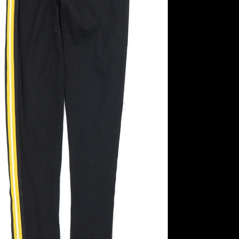 Womens UK Size 8 New Look  Capri Black Leggings