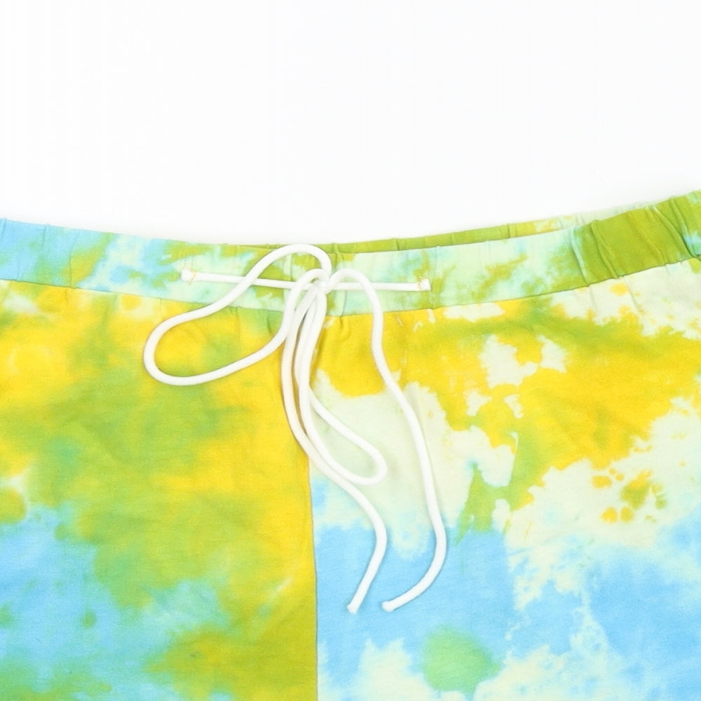 SheIn Womens Multicoloured   Mom Shorts Size S - Tie Dye