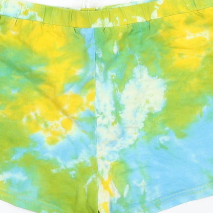 SheIn Womens Multicoloured   Mom Shorts Size S - Tie Dye