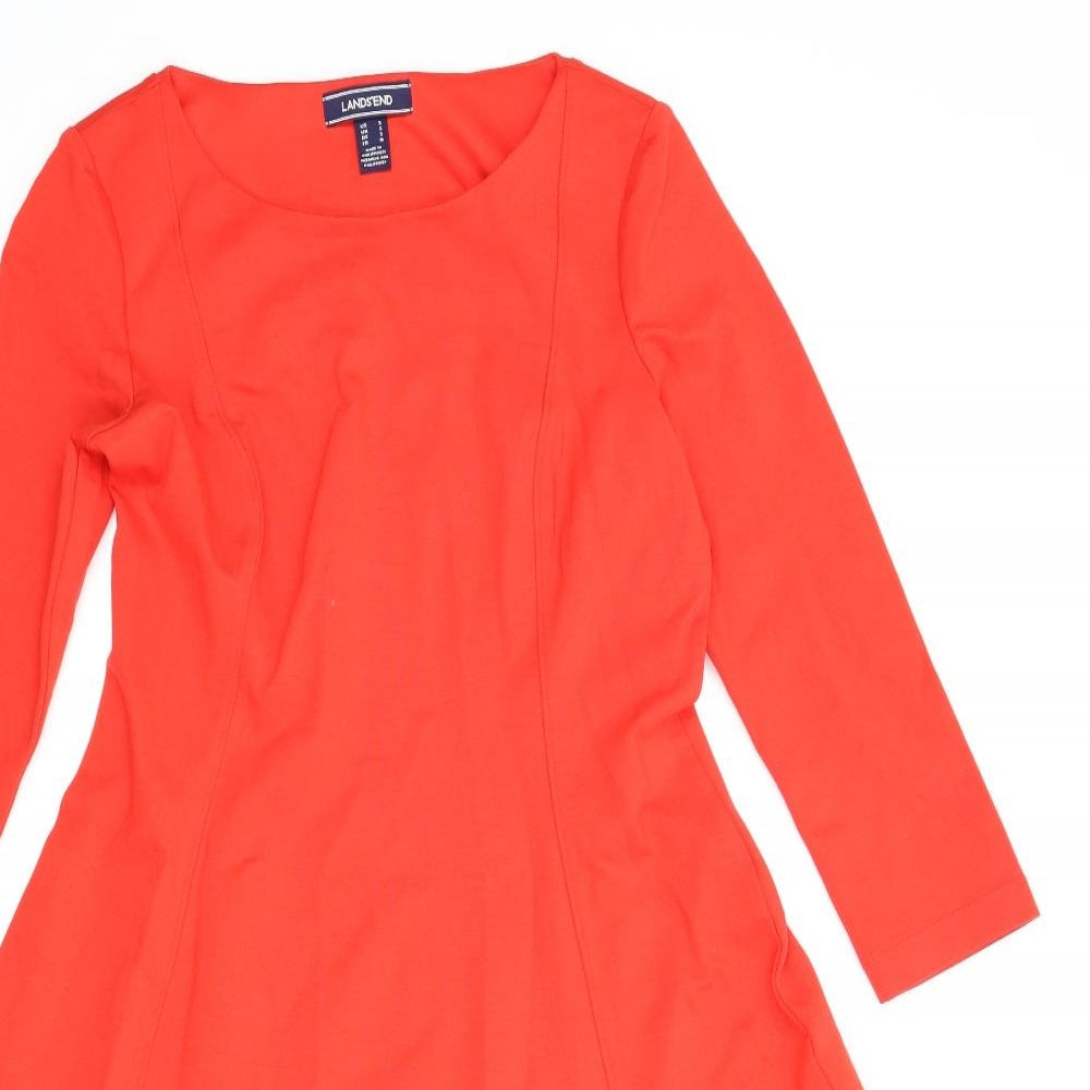 Lands' End Womens Red   A-Line  Size S