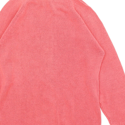 Dewberry Womens Pink   Pullover Jumper Size M