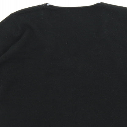 Preworn Womens Black   Cardigan Jumper Size M