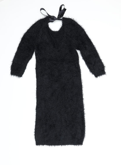 Love Pink Boutique Womens Black   Jumper Dress  Size S
