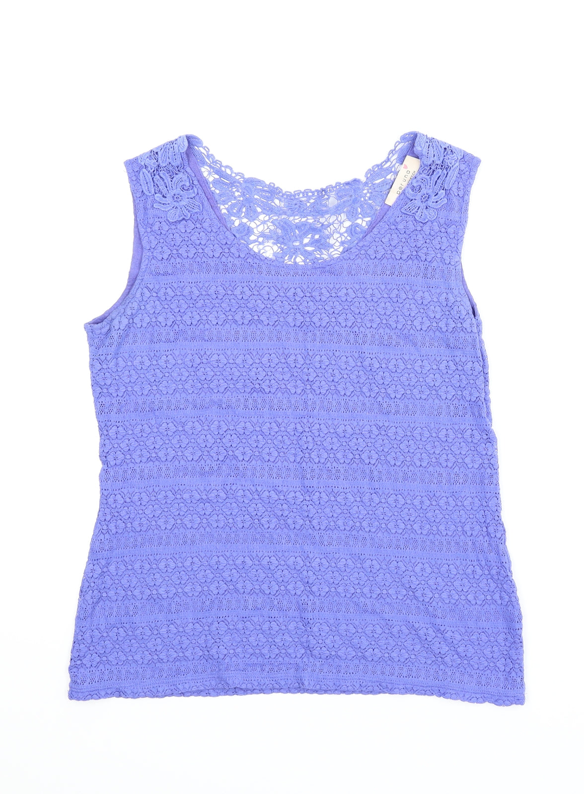Womens UK Size 8 M&S Blue Basic Blouse