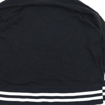 H&M Womens Black Striped  Pullover Jumper Size S