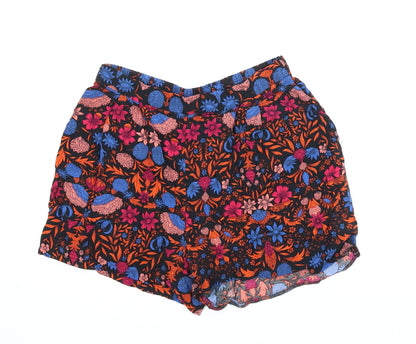 H&M Womens Multicoloured Floral  Culotte Shorts Size 8