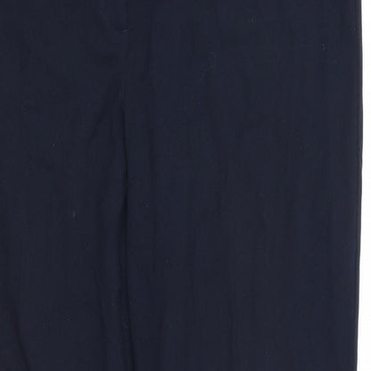 Womens UK Size 18 Marks and Spencer Regular Fit  Blue Trousers