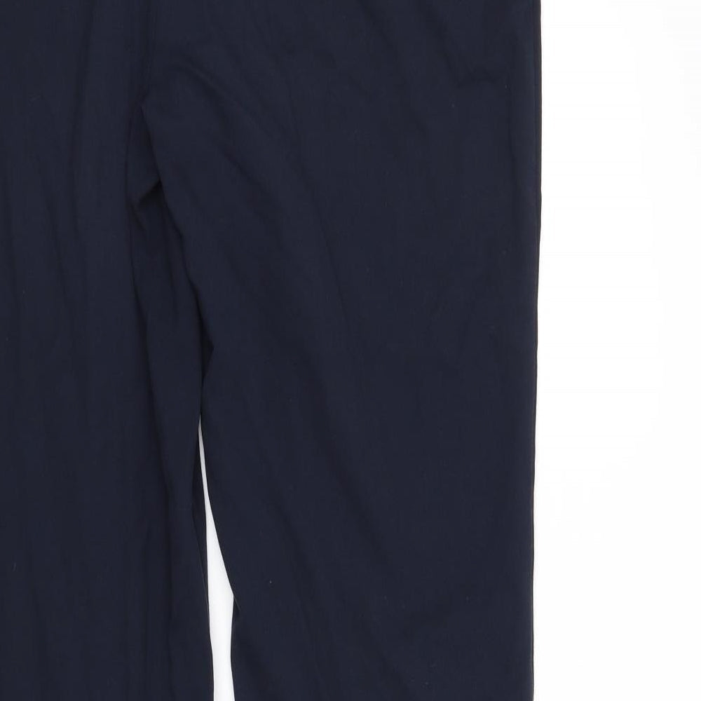 Womens UK Size 18 Marks and Spencer Regular Fit  Blue Trousers
