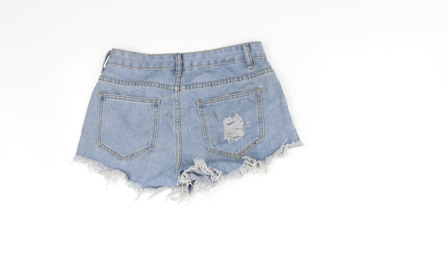 Womens UK Size L Preworn Regular Fit Cut-Off Shorts