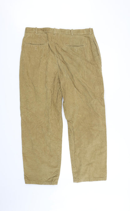 Lands' End Womens Beige   Straight Jeans Size 35 L30 in