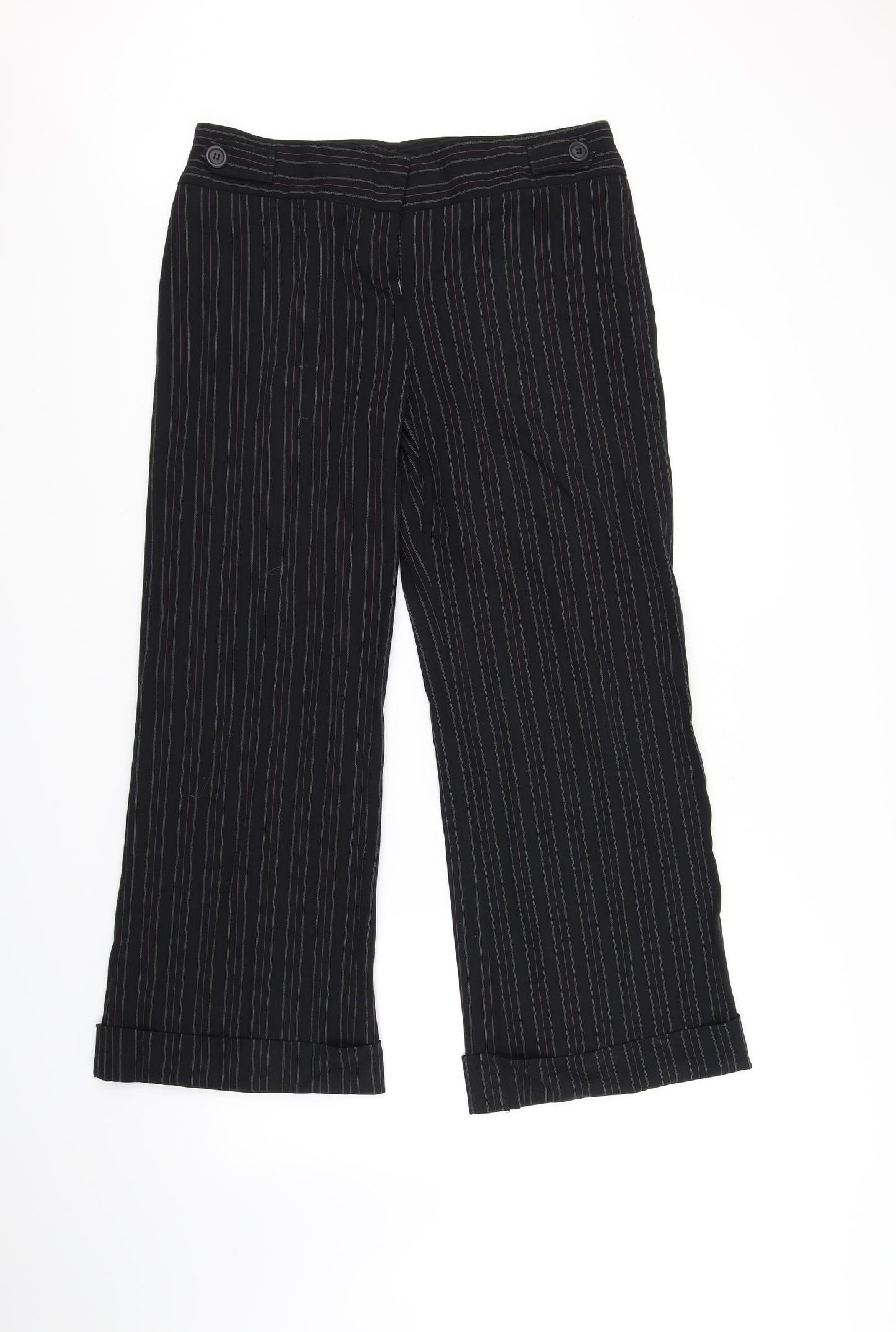 mackays Womens Black   Trousers  Size 16 L31 in
