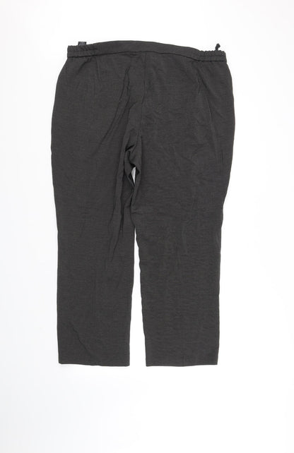 Marks and Spencer Womens Grey   Trousers  Size 18 L29 in