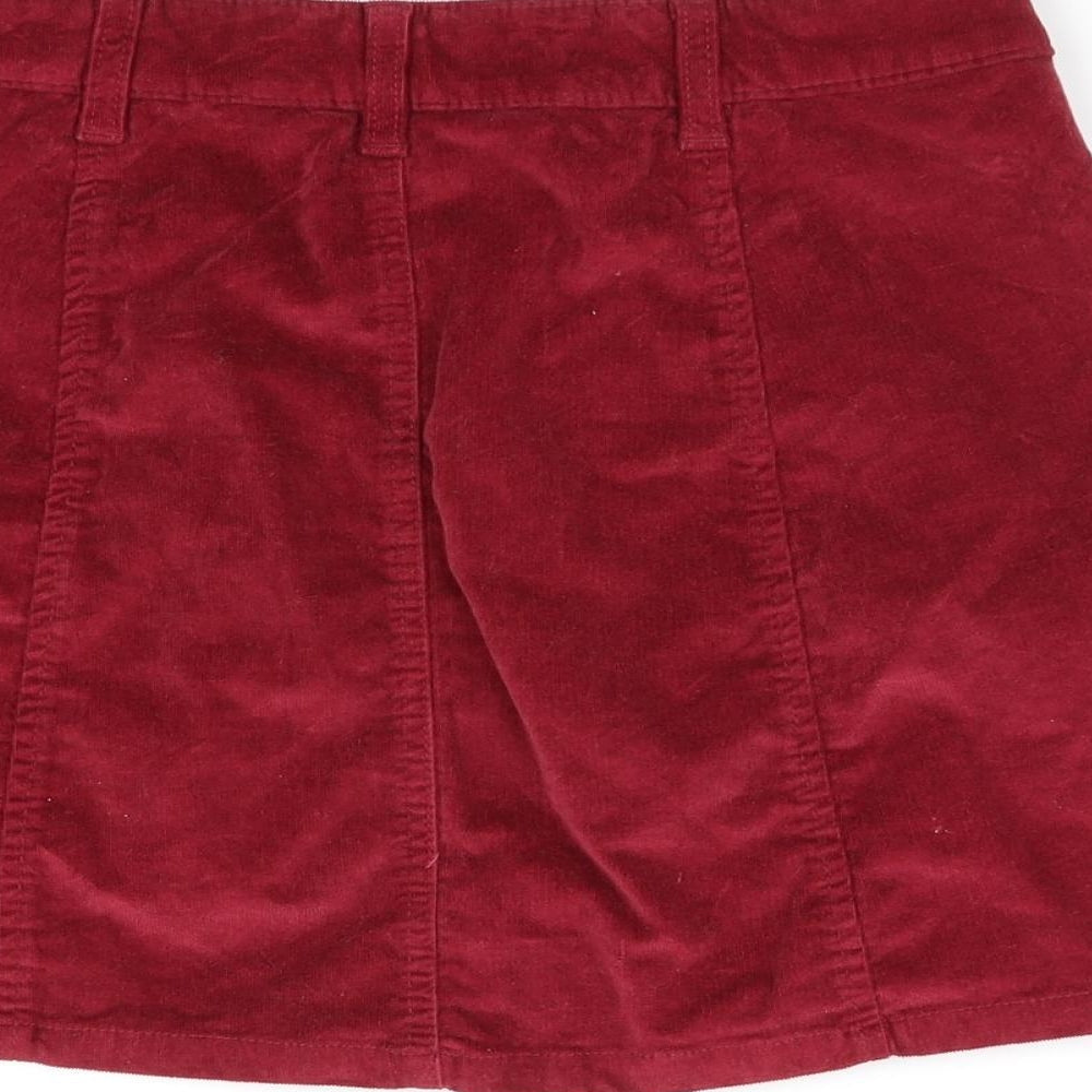 Celebrity Pink Womens Red   Flare Skirt Size 28 in