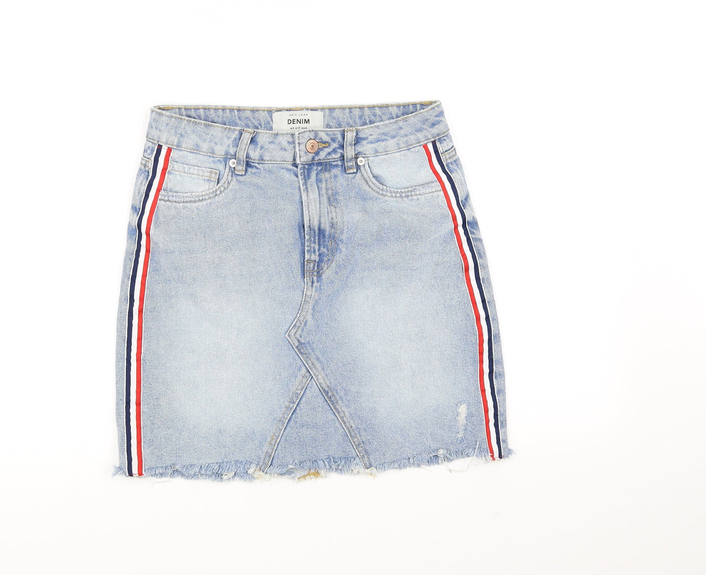 New Look Womens Blue   Flare Skirt Size 8