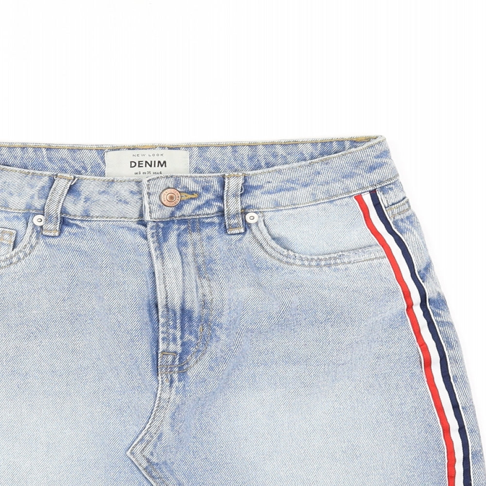 New Look Womens Blue   Flare Skirt Size 8