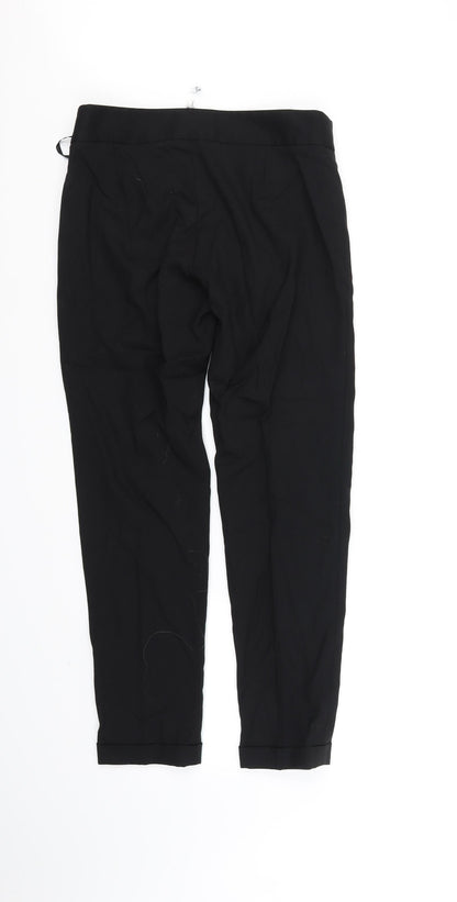 Womens UK Size 6 French Connection Regular Fit  Black Trousers