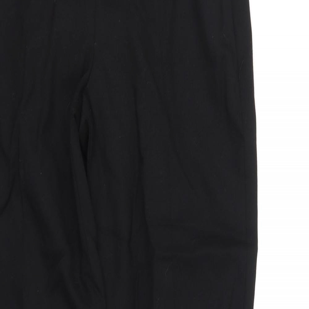 Womens UK Size 6 French Connection Regular Fit  Black Trousers