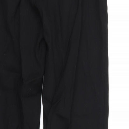 Womens UK Size 6 French Connection Regular Fit  Black Trousers