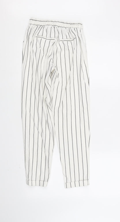 Womens UK Size XS Berksha Regular Fit Jogger White Trousers