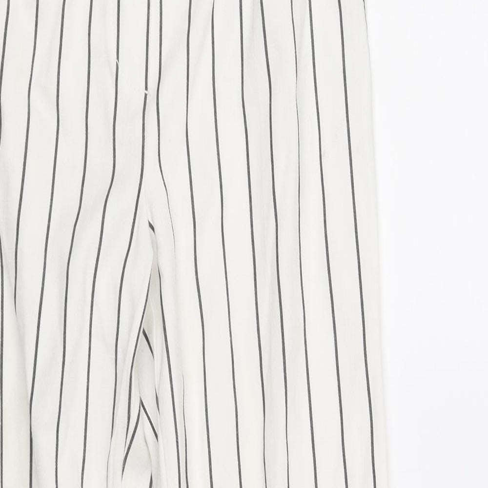 Womens UK Size XS Berksha Regular Fit Jogger White Trousers