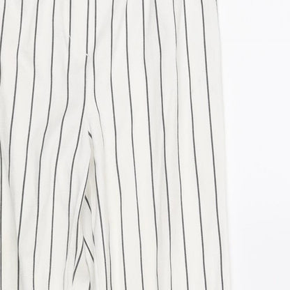 Womens UK Size XS Berksha Regular Fit Jogger White Trousers