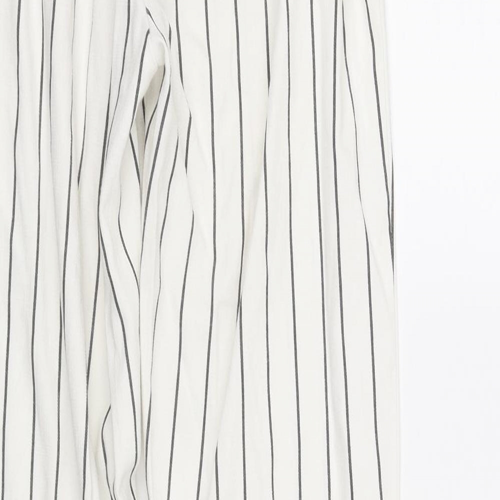 Womens UK Size XS Berksha Regular Fit Jogger White Trousers