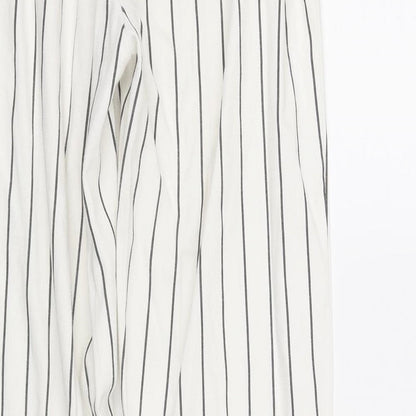 Womens UK Size XS Berksha Regular Fit Jogger White Trousers
