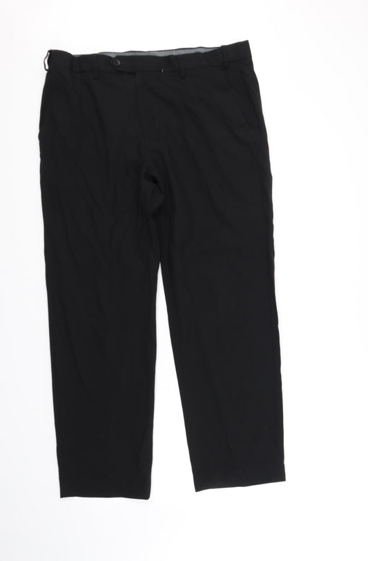 Womens UK Size 36 in Marks and Spencer Regular Fit Straight Black Jeans