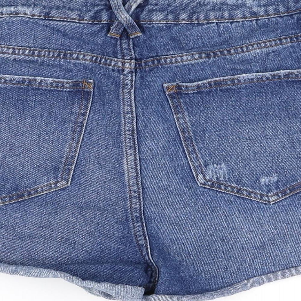 NEXT Womens Blue   Cut-Off Shorts Size 14