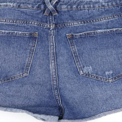 NEXT Womens Blue   Cut-Off Shorts Size 14