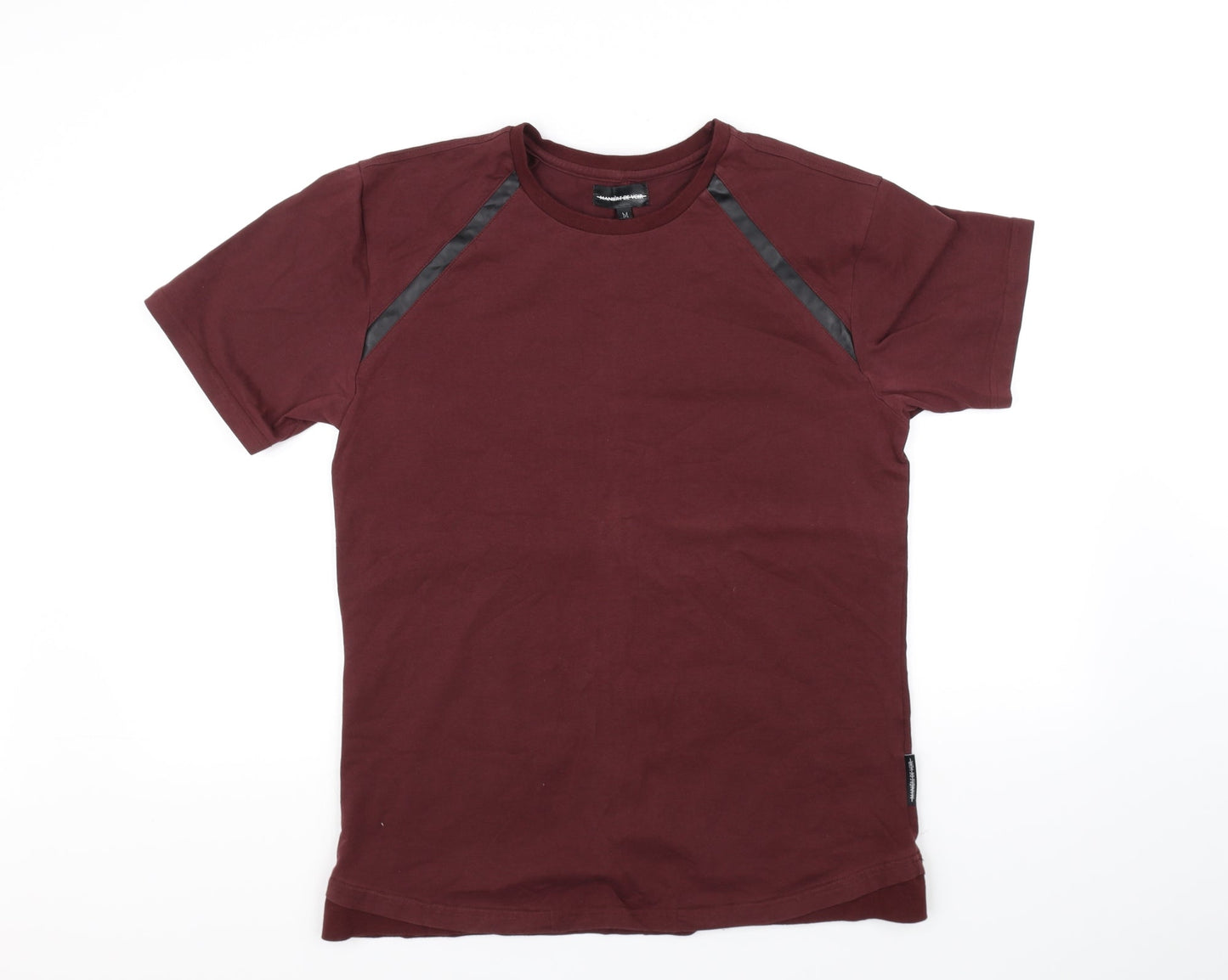 MANIRE DE VOIR Womens Purple   Basic T-Shirt Size M
