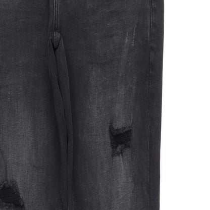 Primark Womens Black   Straight Jeans Size M L32 in