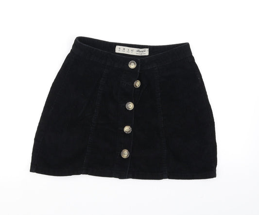 deniem & co Womens Black   Flare Skirt Size 10