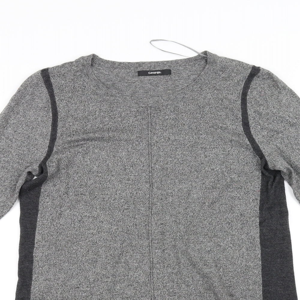 George Womens Grey   Fit & Flare  Size 12