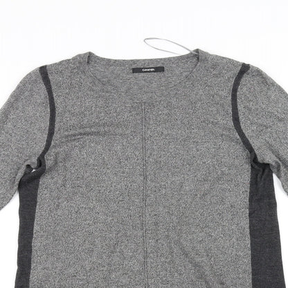 George Womens Grey   Fit & Flare  Size 12