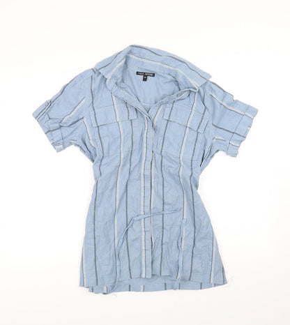 Next Girls Blue   Pullover Blouse Size 10 Years