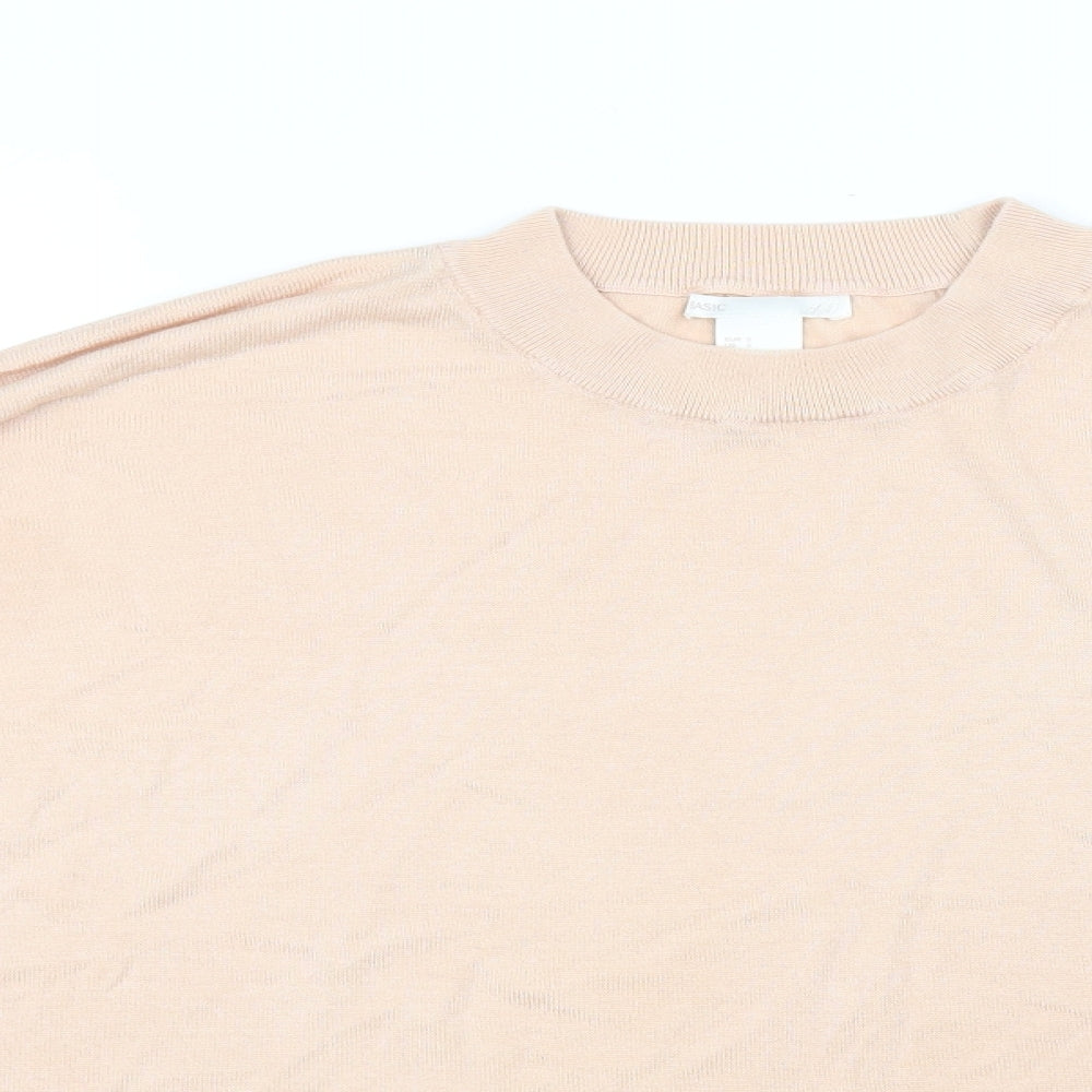 H&M Womens Pink   Pullover Jumper Size S