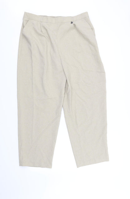 Classic Womens Beige   Trousers  Size 32 in L30 in