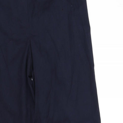 Womens UK Size 12 Marks and Spencer Regular Fit  Blue Trousers