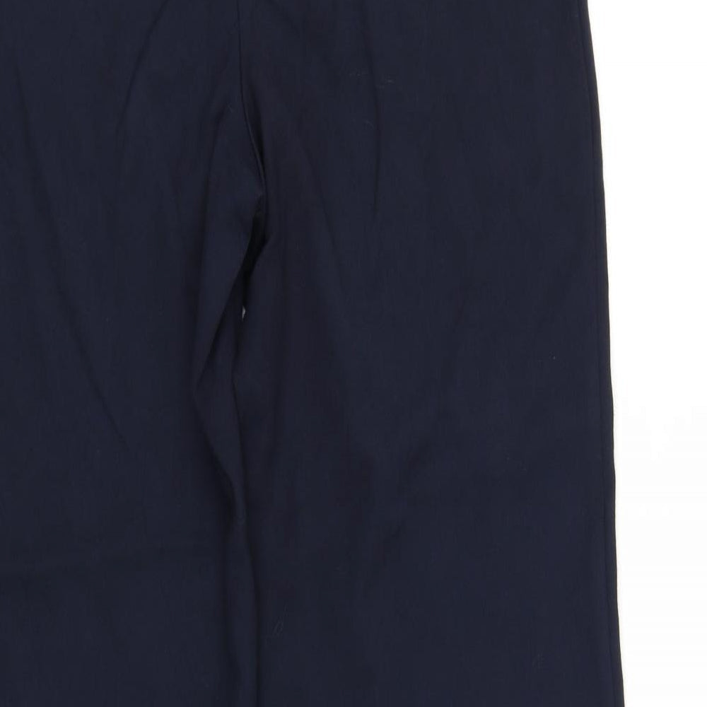 Womens UK Size 12 Marks and Spencer Regular Fit  Blue Trousers