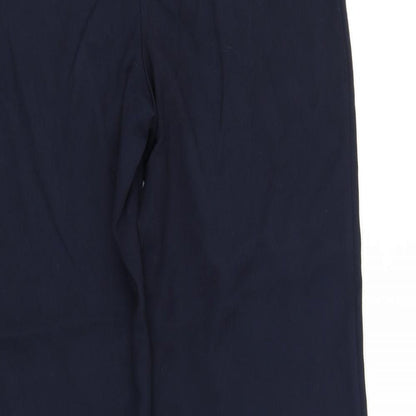 Womens UK Size 12 Marks and Spencer Regular Fit  Blue Trousers