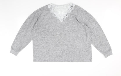 Dorothy Perkins Womens Grey   Pullover Jumper Size 16