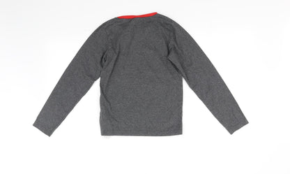 Avon Boys Grey   Basic T-Shirt Size 9-10 Years