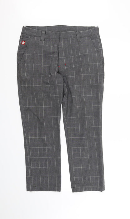 Element Womens Grey Check  Trousers  Size 34 in L27 in